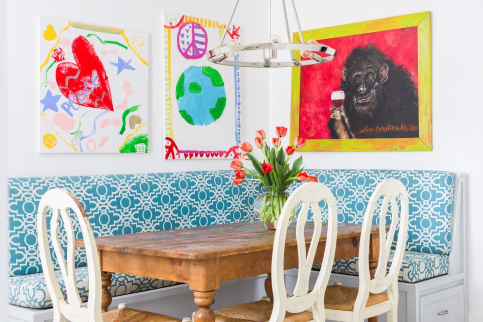 Personal Art and Bold Color Make This Nashville Home Fun and Charming