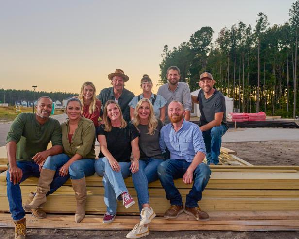 As seen on HGTV’s Rock the Block, host Ty Pennington and the design teams.