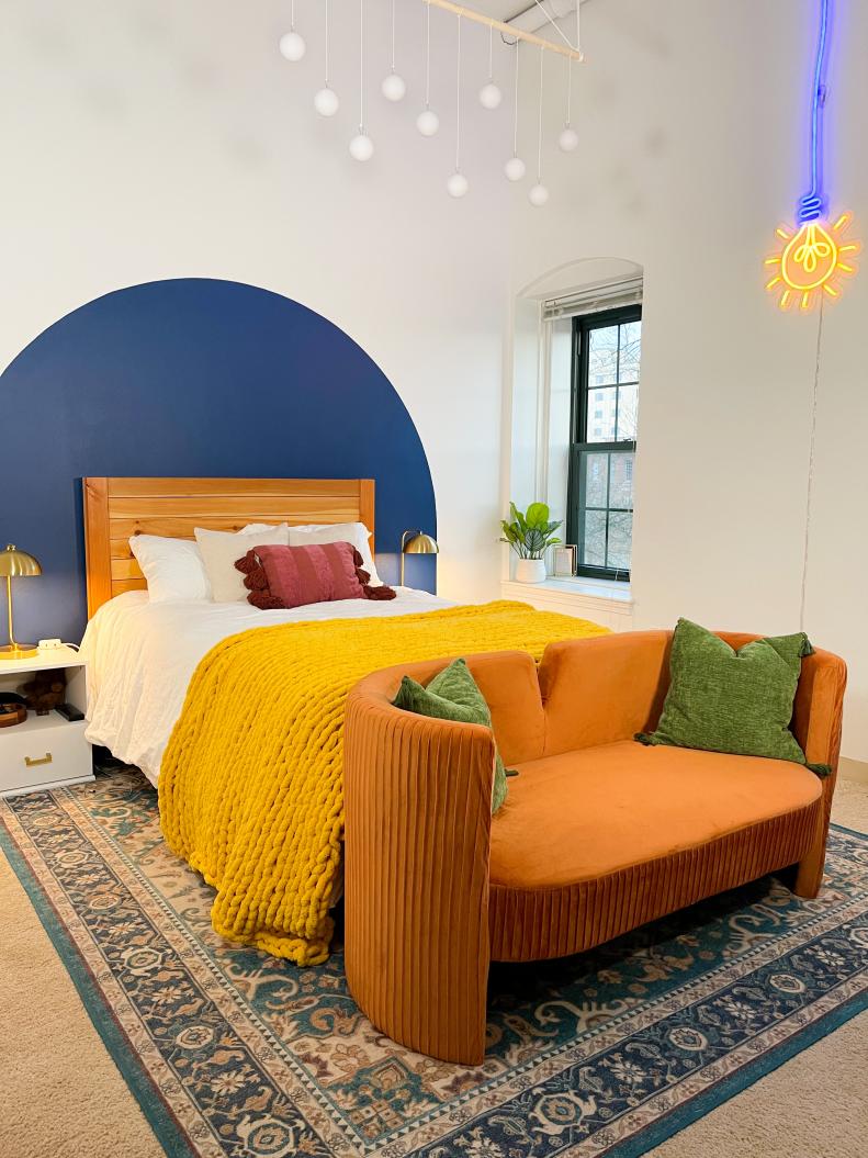 Modern Vibrant Bedroom