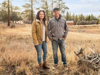 Ben and Cristi Dozier interview and portrait at the Straub family home.