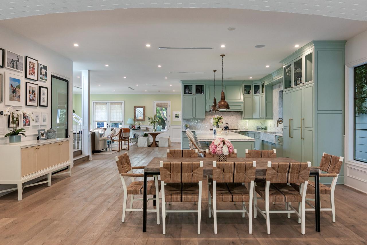 Glam Sage Green LA Kitchen, 2022