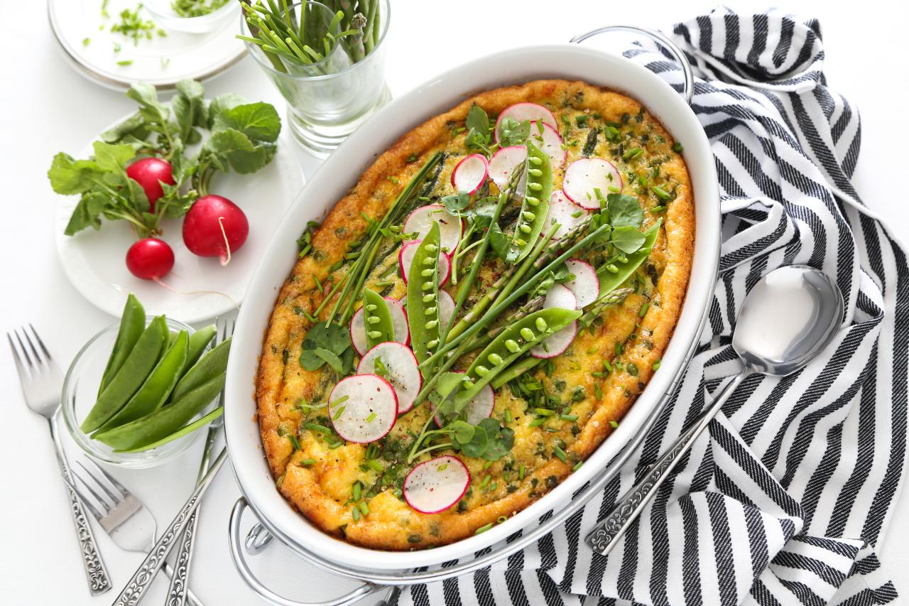 Spring Vegetable Frittata Recipe HGTV