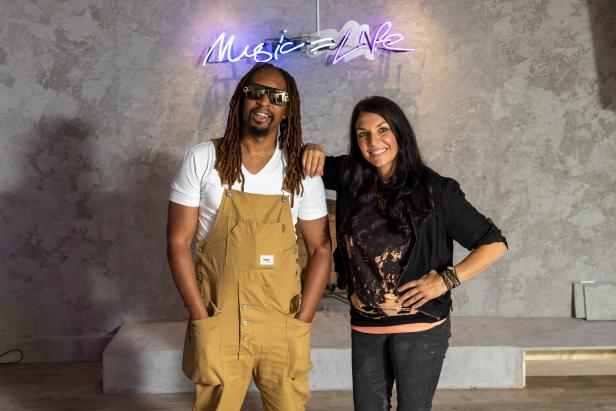Lil Jon and Anitra Mecadon, of HGTV's Lil Jon Wants to do What? (Syndication Portraits)