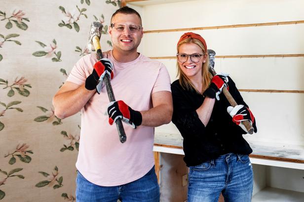 As seen on HGTV's Flip a Million, house flippers Jon and Dani Wrobel demo their Dallas, Texas home, which they are hoping to flip for a major profit in just a few months. (working)