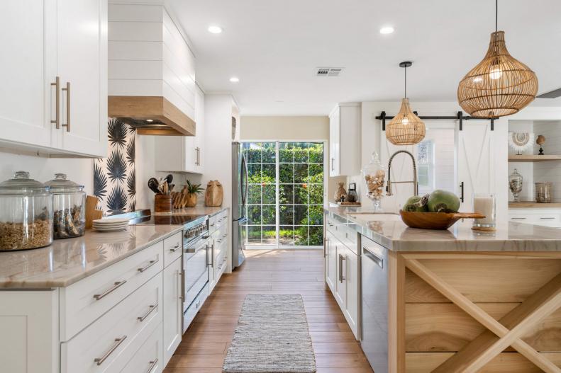 Neutral Kitchen With Glass Jars