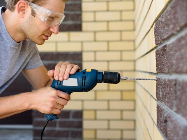 Tips for Drilling Into Brick or Concrete | HGTV