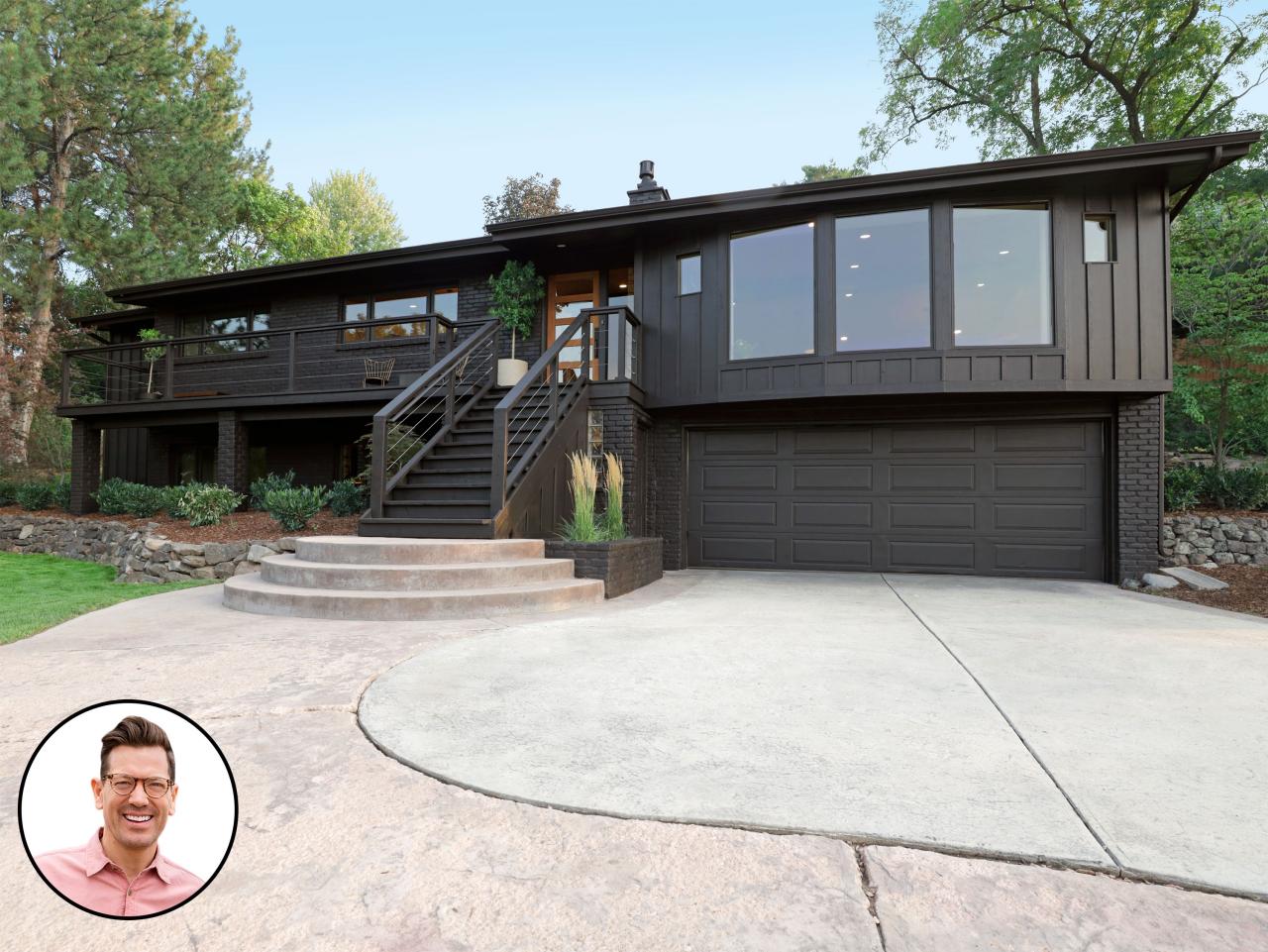 Trendy Black Houses from the HGTV Stars HGTV