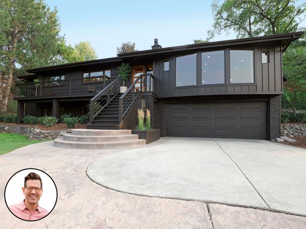 Trendy Black Houses from the HGTV Stars HGTV