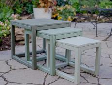 DIY Outdoor Nesting Tables