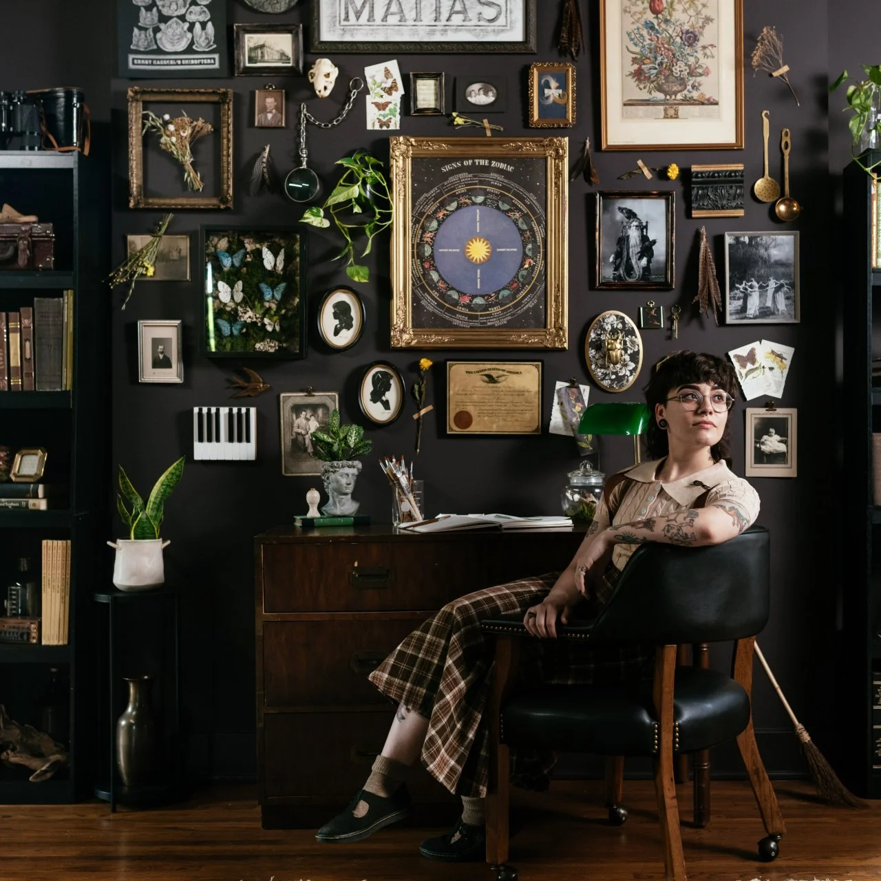 A Dark Academia Bedroom Makeover HGTV