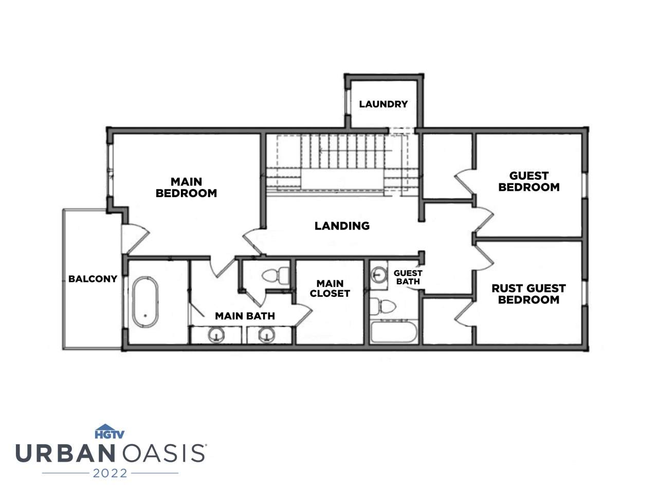 Explore the Layout of HGTV Urban Oasis 2022 HGTV Urban Oasis 2022 Insider