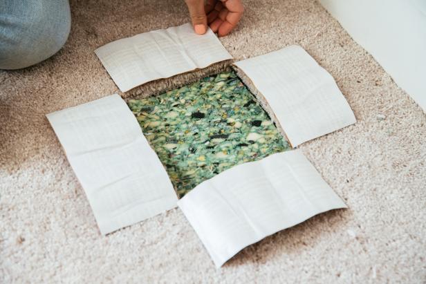 Learn how to patch and repair stained carpeting.