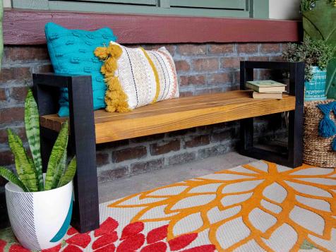 How to Build a Modern Outdoor Bench