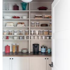 Pantry With Red Cannister