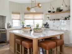 Neutral Transitional Kitchen With Artichokes