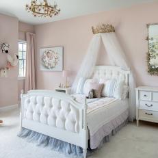 Pink and White Girl's Bedroom