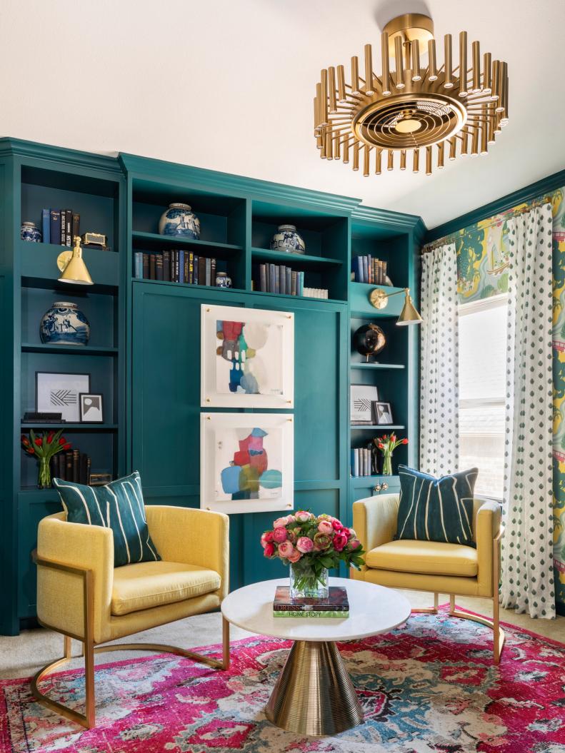 Eclectic-Style Home Office 