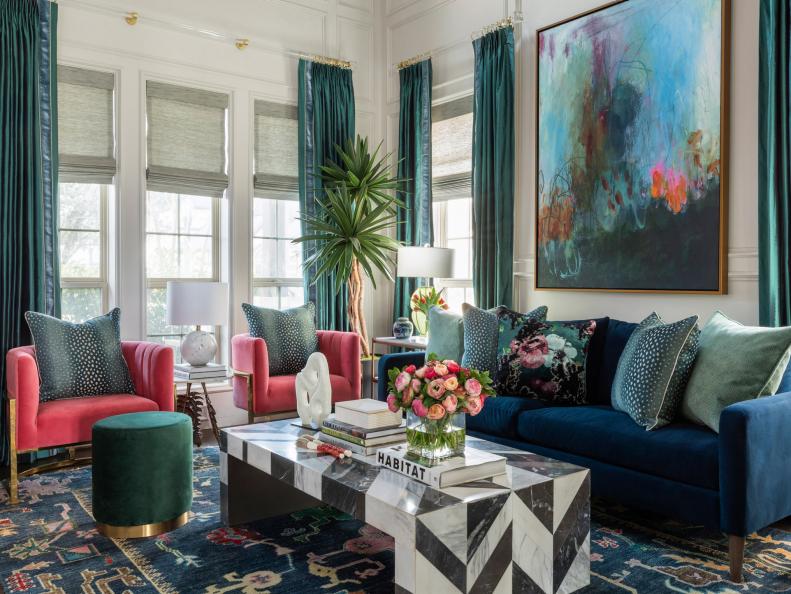 Eclectic-Style Living Room