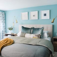 Serene, Blue Bedroom Space
