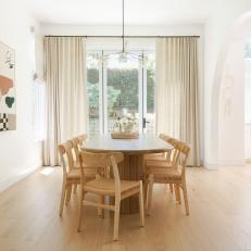 Bright and Airy Scandinavian Style Dining Room