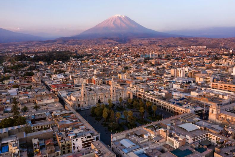 Arequipa City in Peru