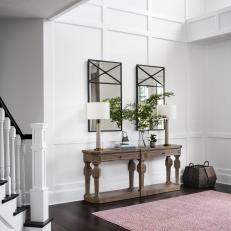 Contemporary Black and White Foyer