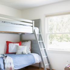 Modern Guest Room With Bunk Beds