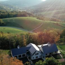 Mountain Home Nestled in the Rolling Hills of Virginia