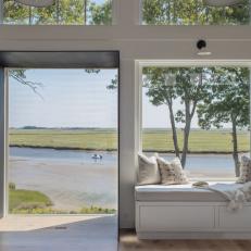Bedroom Overlooking Massachusetts Marshland