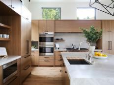 Custom Oak Kitchen Cabinets