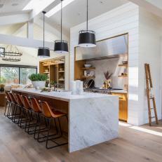 Rustic + Contemporary Design Styles Seen in This Gorgeous Kitchen