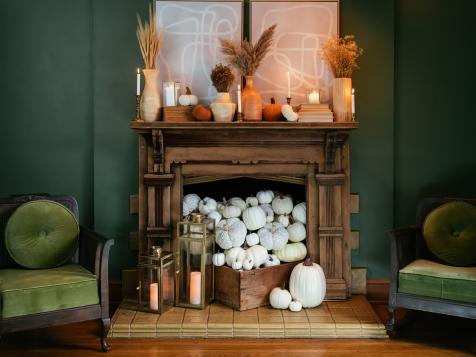 How to Decorate Your Fireplace for Halloween: Two Ways