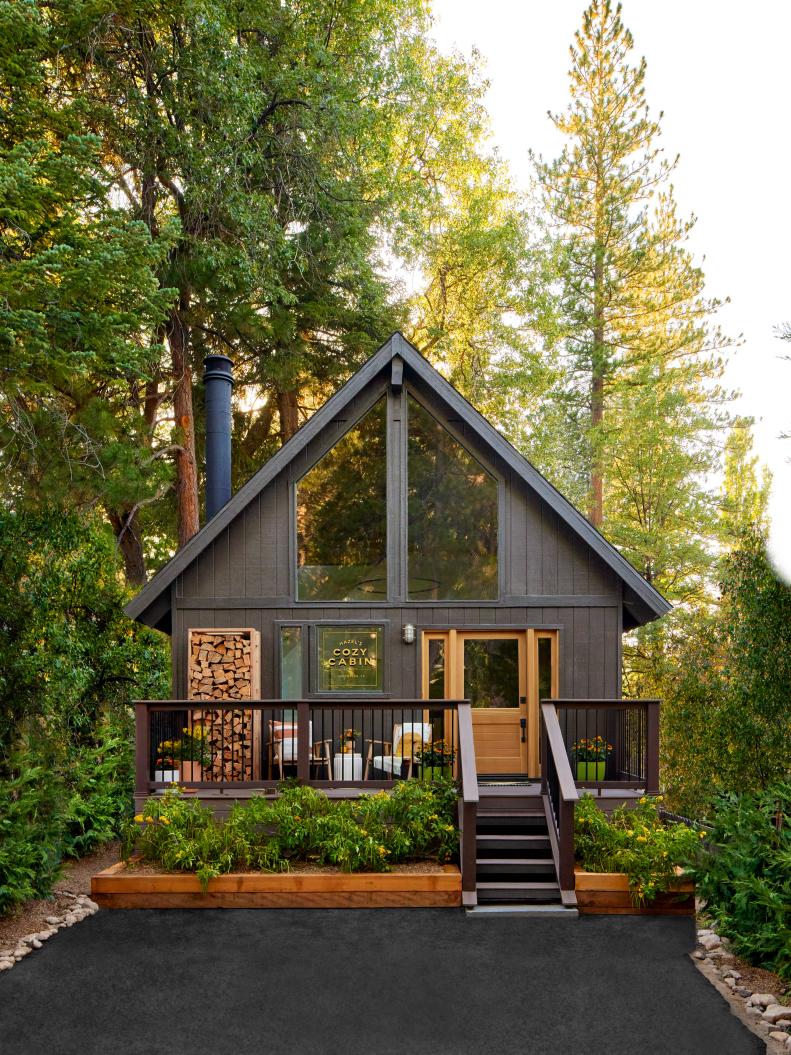 Black Cabin in California