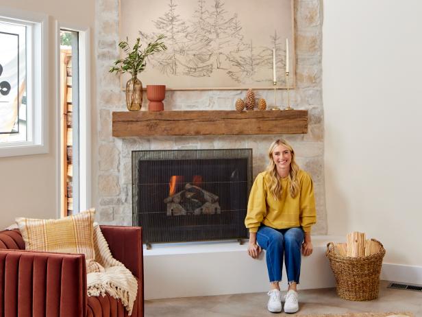 Tour HGTV Star Jasmine Roth's Rustic A-Frame Cabin | HGTV