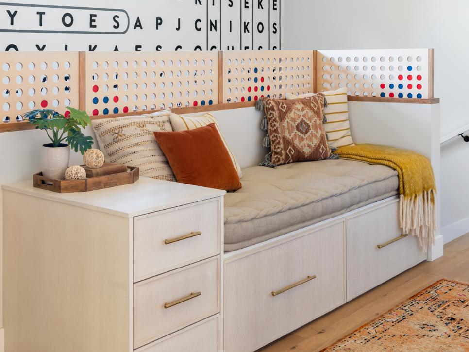 Playful Upstairs Landing Area HGTV