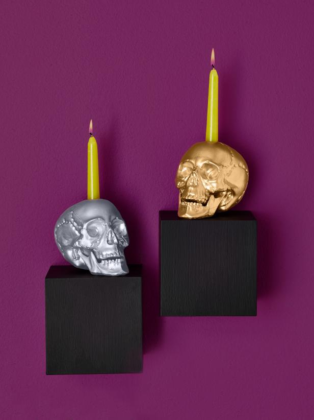 Halloween Candle Decor Craft