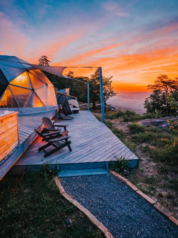 travel destinations glamping