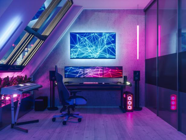 gaming bedroom