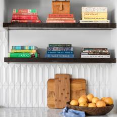 Cookbooks and Kitchen Countertop