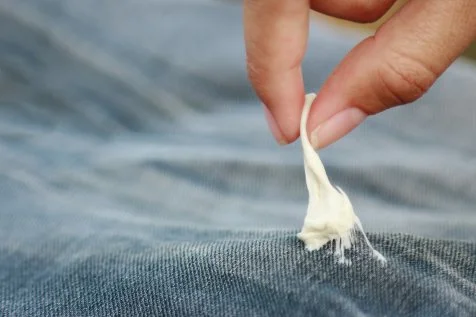 how to remove chewing tobacco stains from clothes Yellow Smoke How to Remove Sticky Chewing