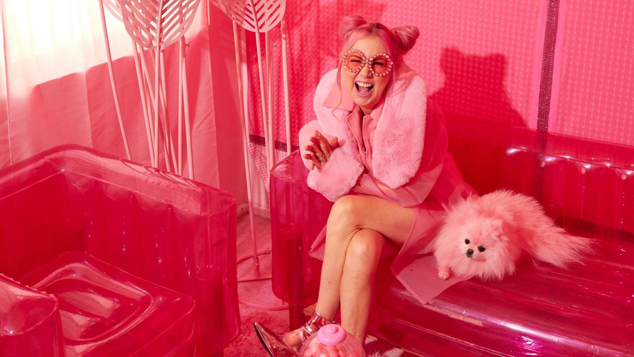 Meet Kitten Kay Sera - the world's pinkest person who wears pink clothes,  lives in a pink house and even owns a pink DOG