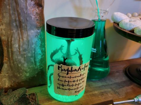 Halloween Decor: How to Make Glowing Specimen Jars