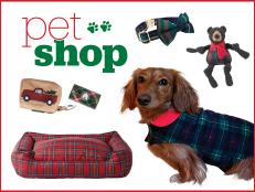 Give your furry friend the gift of plaid this holiday season.