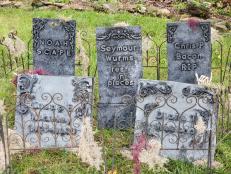 Upgrade your outdoor Halloween decor and create a creepy graveyard scene with this easy-to-make Styrofoam tombstone complete with custom epitaphs.