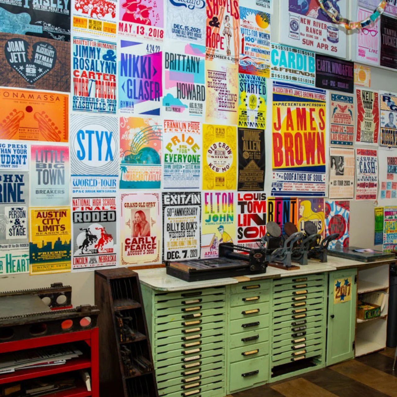 See Behind the Scenes Of Nashville's Letterpress Shop, Hatch Show