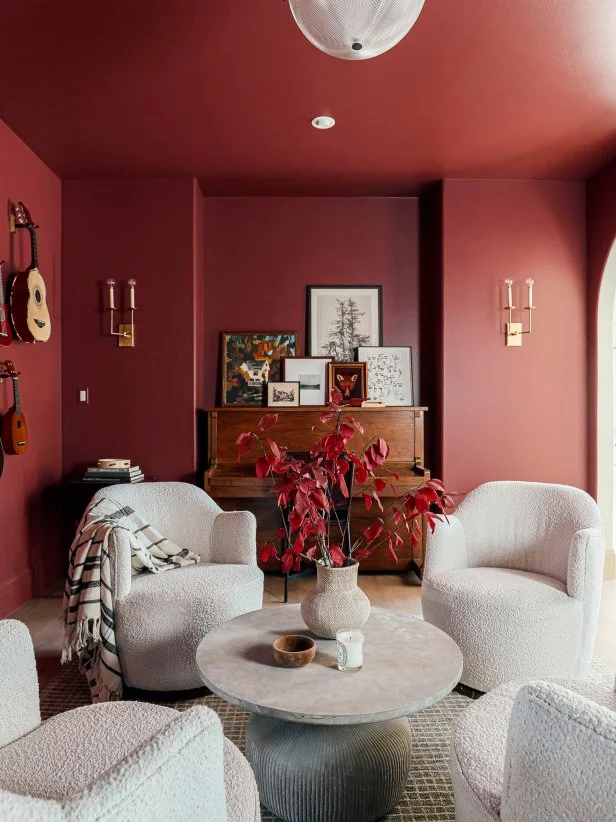 Living Room With Red Furniture: Vibrant Style Ideas