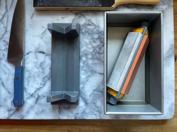 A Sharpening Stone Soaking in Water