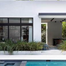White Patio and Pool