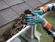 Clogged gutters can cause damage to your roof, cause your basement to flood, and lead to problems that can destroy landscaping and undermine your home’s foundation. Learn how to clean your gutters at least twice yearly — in the spring and fall — to prevent this damage.