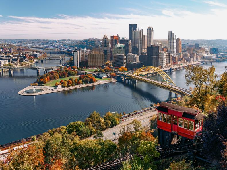 Duquesne Incline in Pittsburgh, Pennsylvania